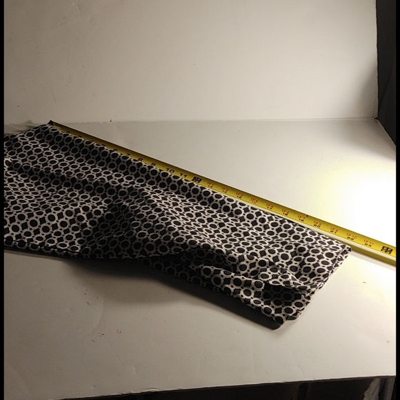 Women's Talbots Slacks Size 6P Navy & White Ankle Pants Side Zipper Petite - Picture 7 of 8